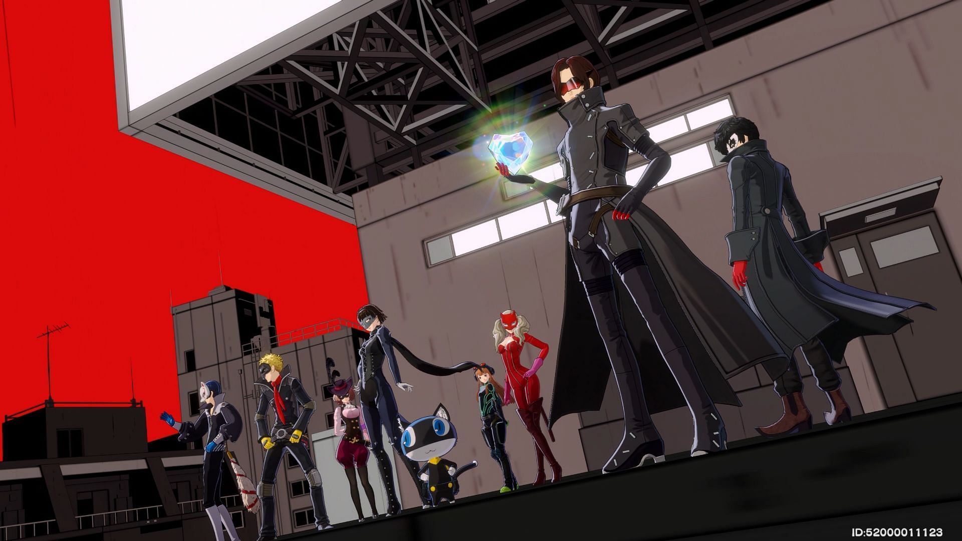 New protagonist and Phantom Thieves (Image via ATLUS)